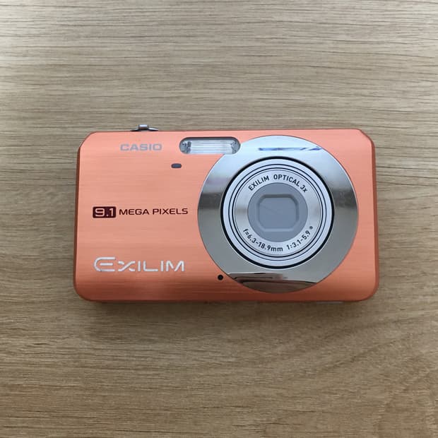 카시오 엑슬림 ex-z85 오렌지 디지털카메라 디카