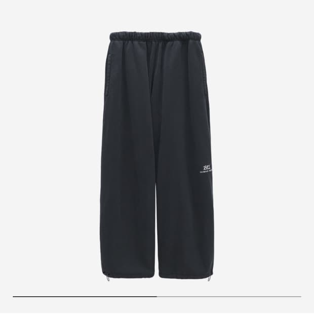 [4,XL]폴리테루 휴먼인덱스 스웻팬츠 002 블랙