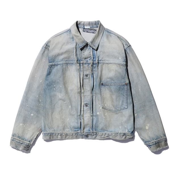 [46] 아프레쎄 26SS 1st type denim jacket 블리치