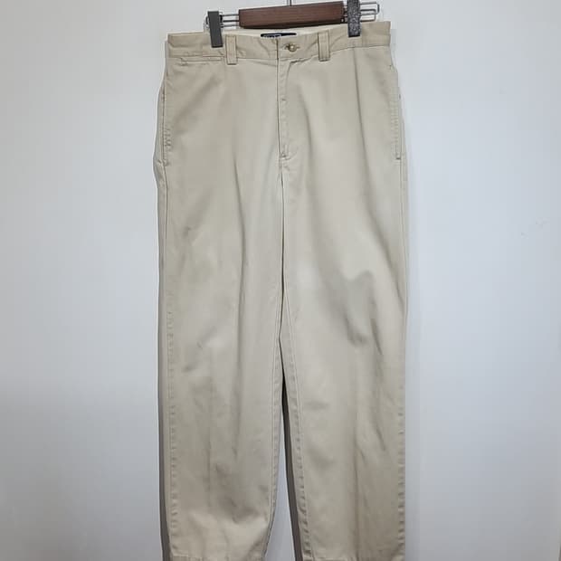 (30) 랄프로렌 폴로 면바지 연베이지 치노팬츠 루즈핏 