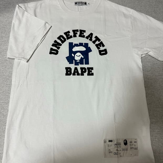 [XL/상태최상] 베이프 x 언디핏(BAPE x UNDFTD) 콜라보 T