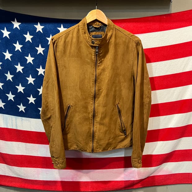 자라 스웨이드 자켓