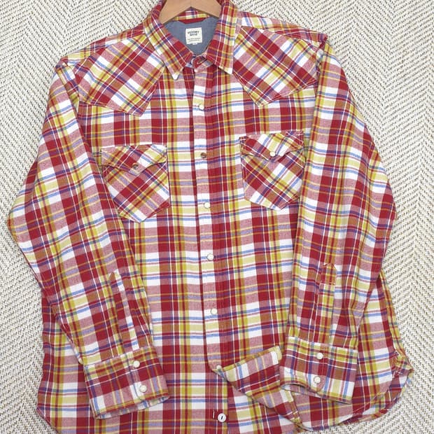일본브랜드 KEARNEY HOUSE 웨스턴 플란넬 셔츠 LL
