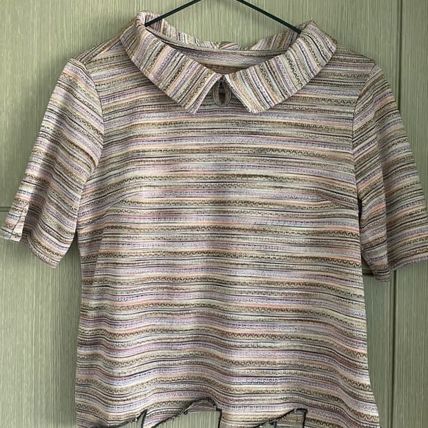 하구미 모리걸 아메카지 에스닉 무지개떡 크롭티