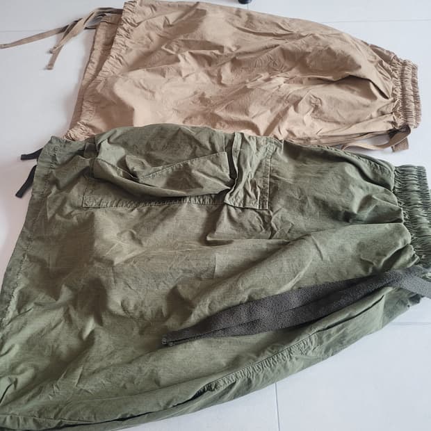 무신사 & 파머스 와이드 하프 팬츠 2종 일괄 판매