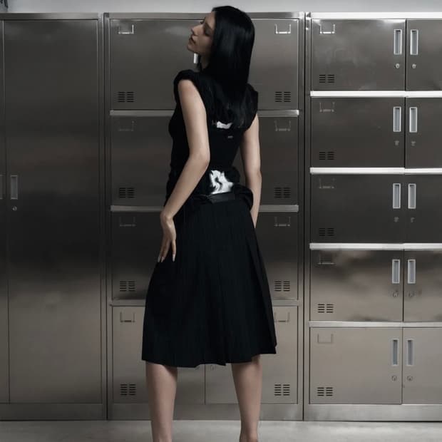 Odor tidy pleats skirts