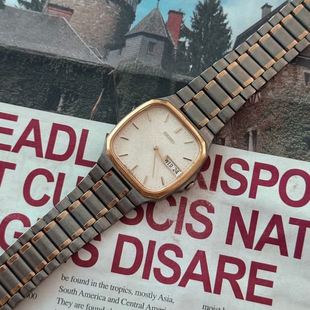 세이코 Seiko 스퀘어 콤비