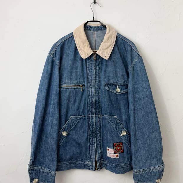 90s PPFM 데님 워크 자켓