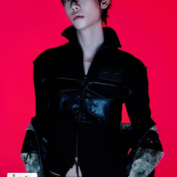 Lecyto Mix Neck Zip Up Black