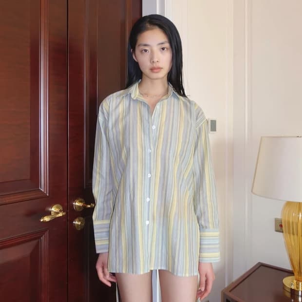 누아누 셔츠 Tira Shirt_Pistachio, 1사이즈