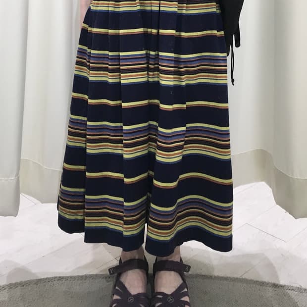unique stripe skirt