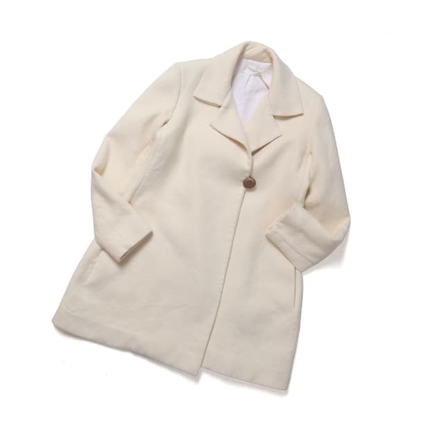 더 로우 The Row Single Button Wool Coat 
