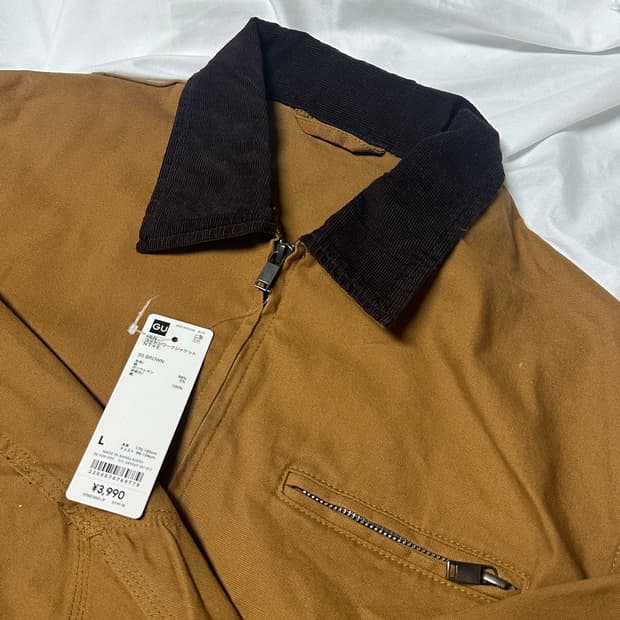 Gu 워크자켓 브라운