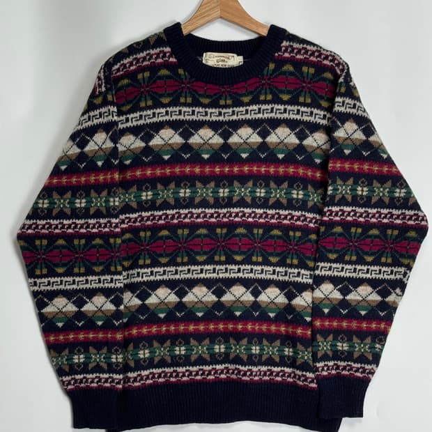 GIM 페어아일 니트 스웨터 L