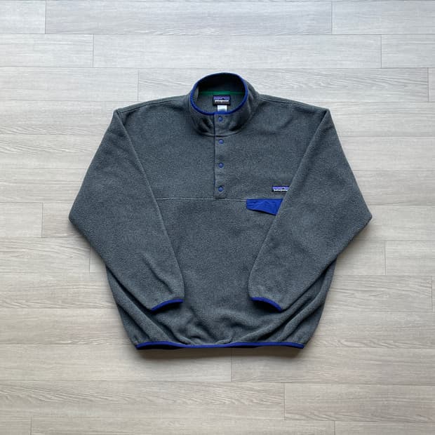 파타고니아 신칠라 니켈 블루 그레이 플리스 patagonia