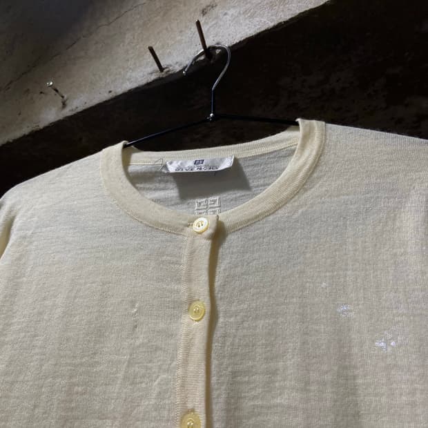 90s GIVENCHY 지방시 아이보리 컬러 가디건