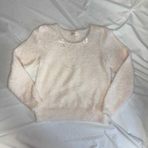 로디스포토 히메갸루 앙고라 핑크니트