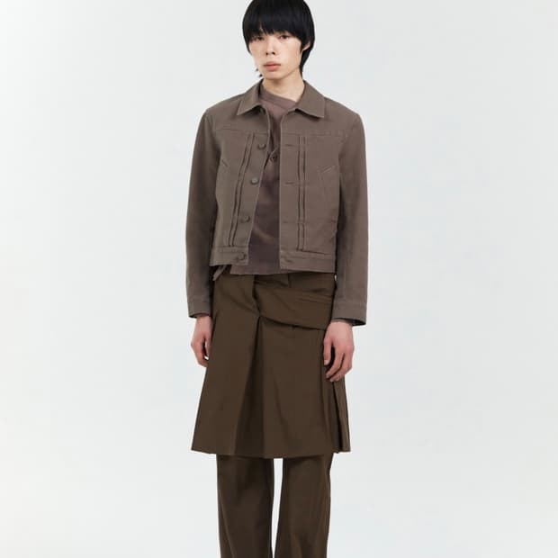 ÉÉ TRUCKER JACKET MODERN MOCHA