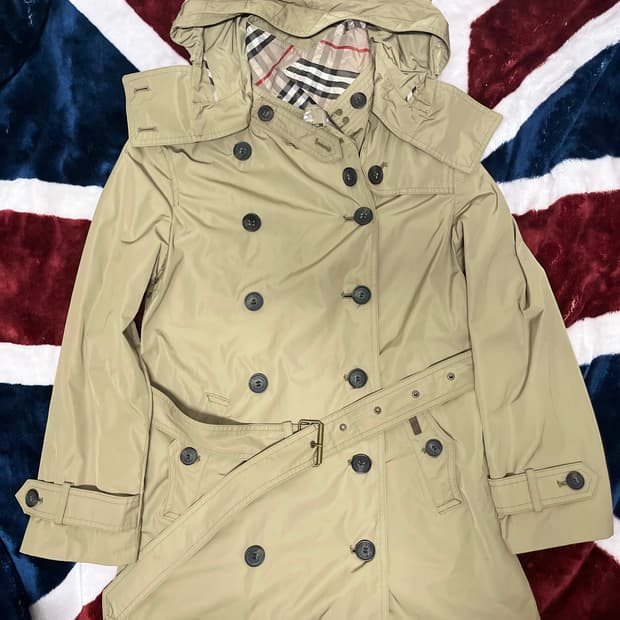 콜핑 KOLPING 후드 트렌치 코트 바람막이 95