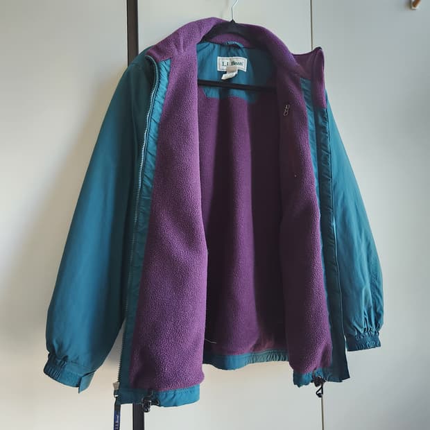 llbean 엘엘빈 빈티지 플리스 라이너 자켓 100