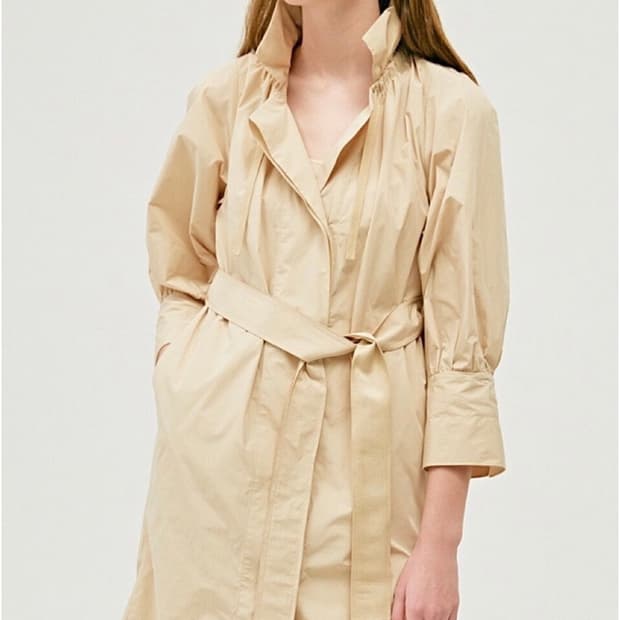 TIME 타임 벨트 레이온 원피스