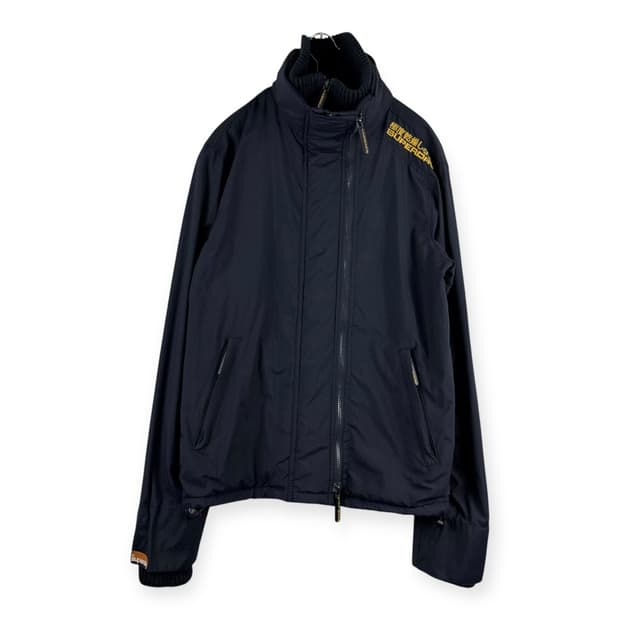 (S) 슈퍼드라이 빈티지 3-ZIP 윈드 자켓 네이비