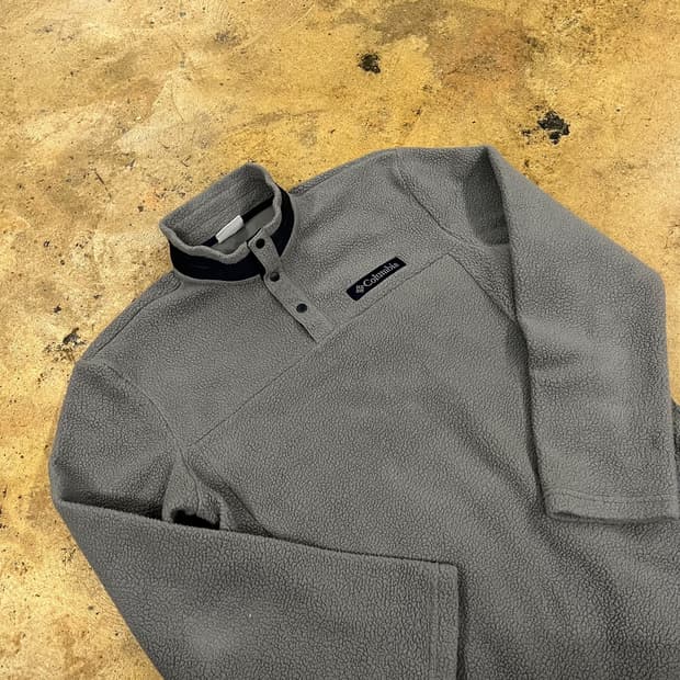 [정품/XL] 컬럼비아 플리스 풀오버 회색 b18