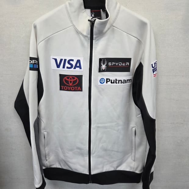 스파이더 스키팀 레플리카 기모 집업자켓 L