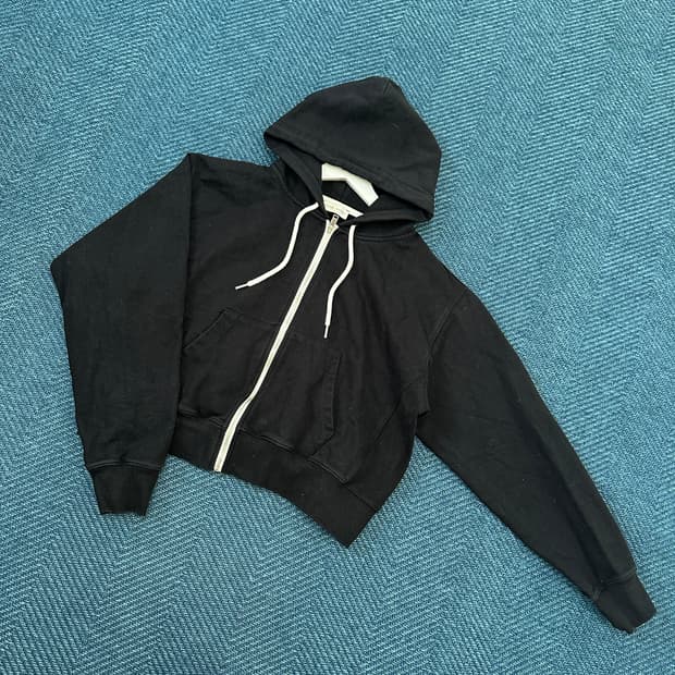 [여성M] 파사드패턴 후드집업