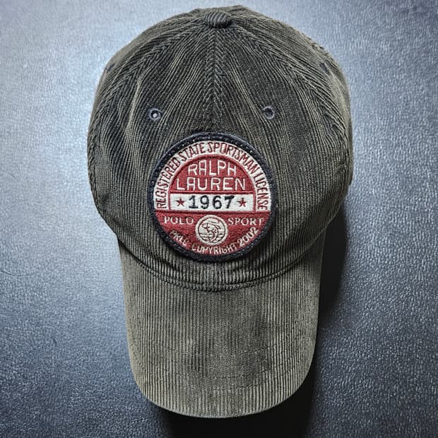 폴로 스포츠맨 코듀로이 볼캡