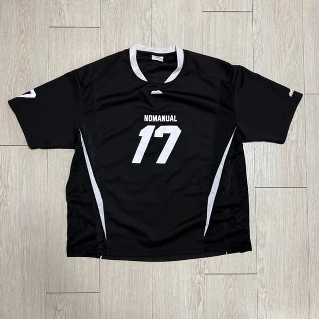 (XL)노메뉴얼 17 블랙 반팔티