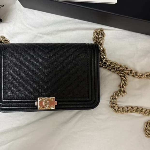 (정품)샤넬 미니백 블랙 급처