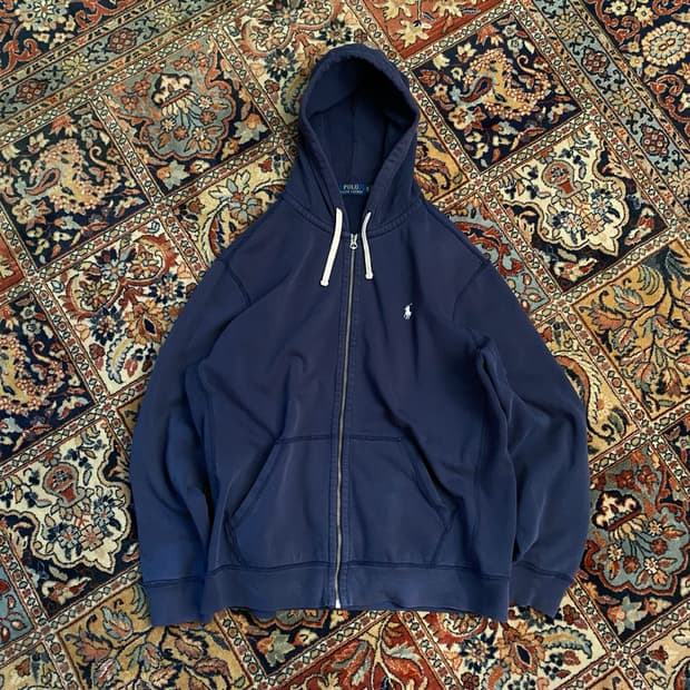🌊Polo thermal hoodie Navy