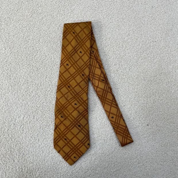 버버리 노바체크 실크 넥타이 0304M