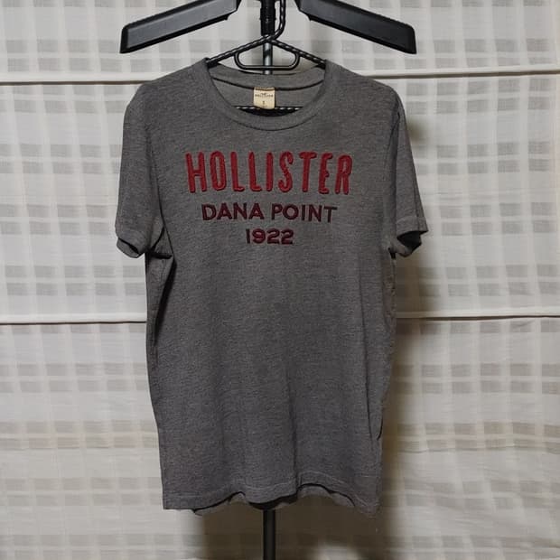 (HOLLISTER) 홀리스터 그레이 반팔 티셔츠 S (95)