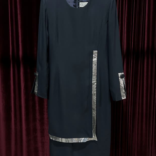 VINTAGE CHRISTIAN DIOR wrap dress