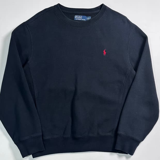 폴로 랄프로렌 블랙 맨투맨