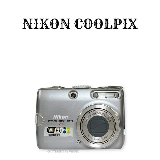니콘 쿨픽스 P3(coolpix p3) 빈티지 디지털 카메라 디카