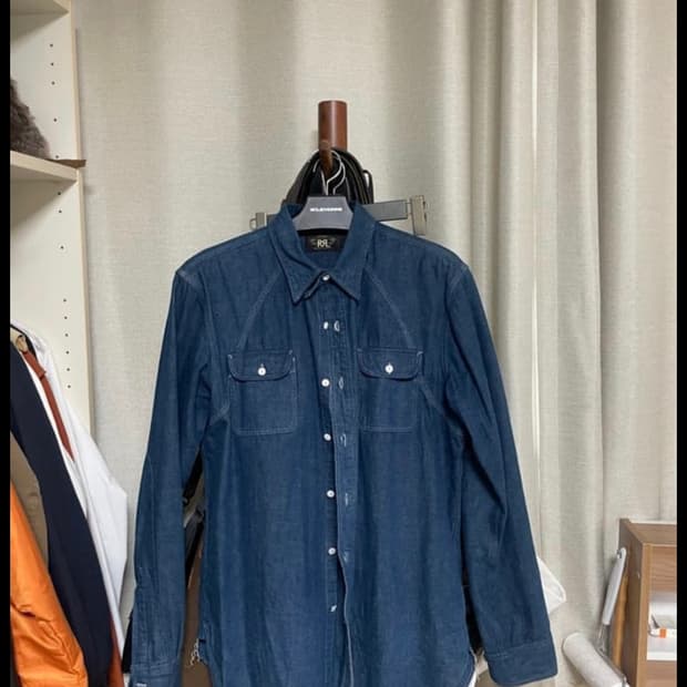 더블알엘 워크셔츠 RRL 웨스턴셔츠 데님셔츠