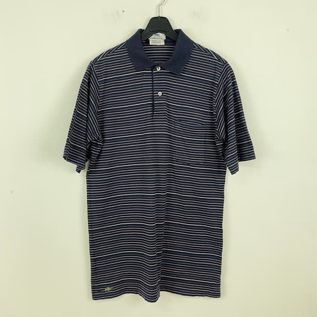 80-90s lzod Lacoste 라코스테 폴로 반팔티 M <120> 