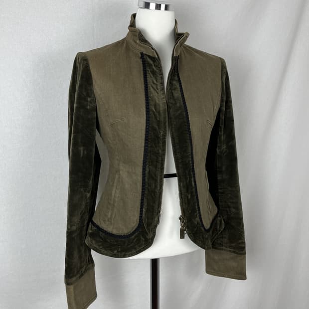 Vintage (maede in japan) 벨벳 도킹자켓