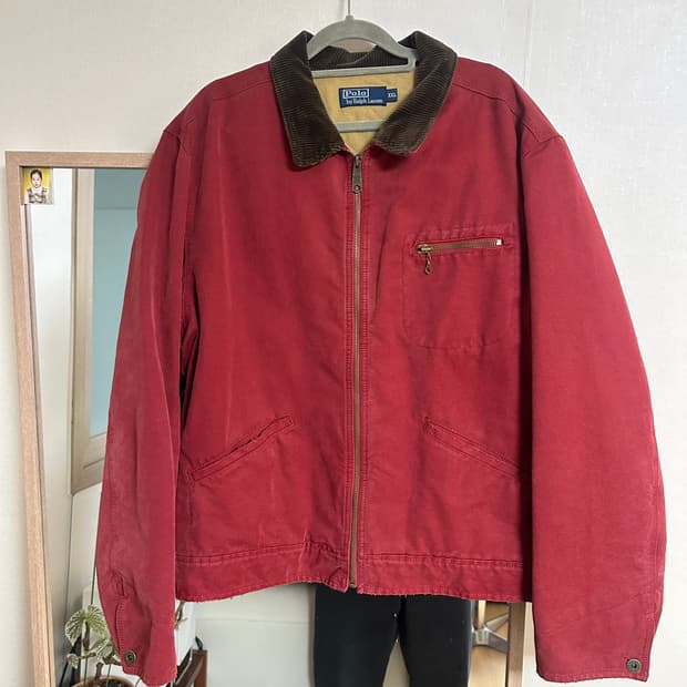 90s 폴로 디스트레스드 워크자켓 XXL 105