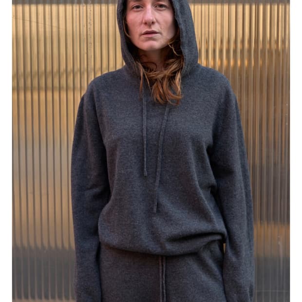 머듈 니트 셋업 블랙