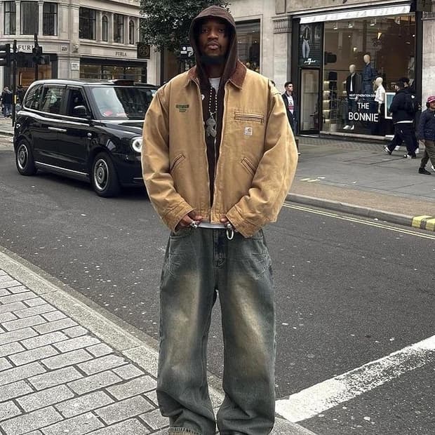 칼하트윕 랜든팬츠 블루