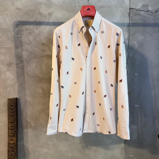 바스통 버튼다운 셔츠 슬림100