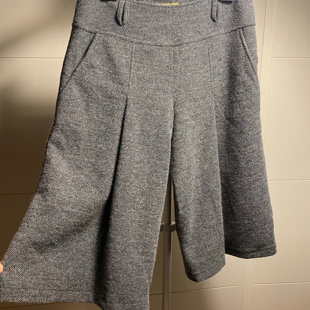 Cronika 모직 헤링본 버뮤다 팬츠 M