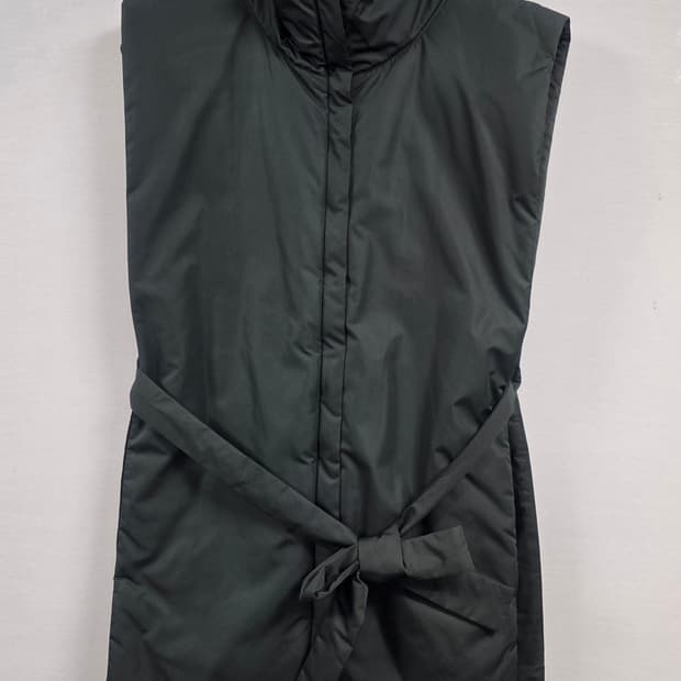 COS 코스 푸퍼 집업 베스트 그린 