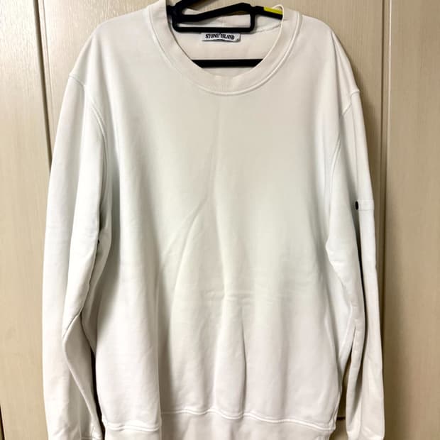 Stone Island 스톤아일랜드 정품 화이트 맨투맨 XL
