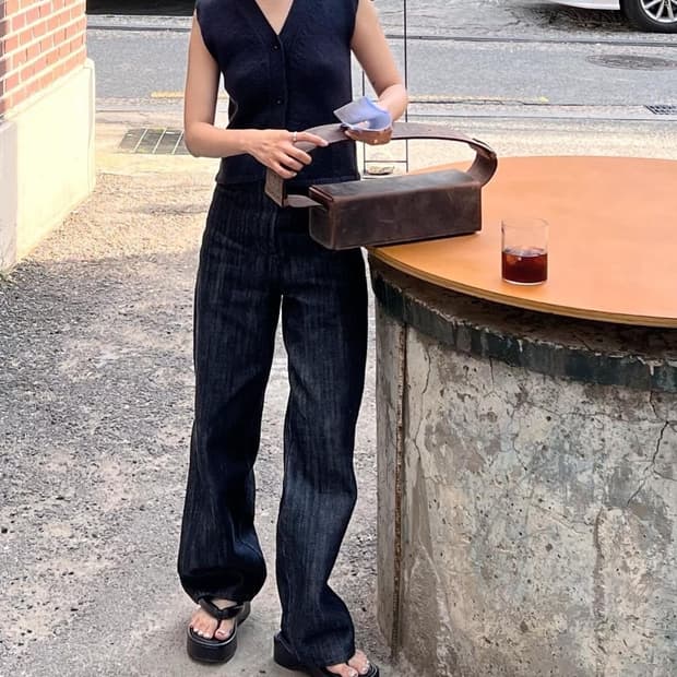 에핑글러 논사이드 데님 팬츠 