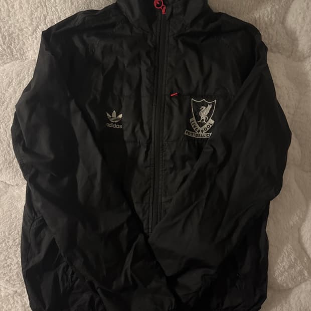 아디다스 리버풀 바람막이 블랙 레드 리버풀